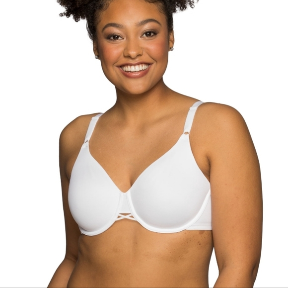 Vanity Fair Other - Vanity Fair White Back Smoothing Underwire Bra Size Women's 44C